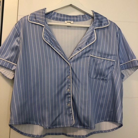 Matching Pyjama Set (Blue and White) - Picture 1 of 5